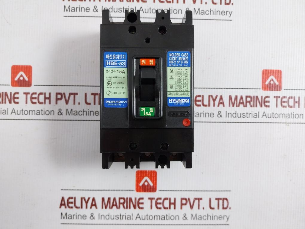 Molded-Case-Circuit-Breaker-660V-30A-Hyundai-Hbe-53-3-pole-208473-2