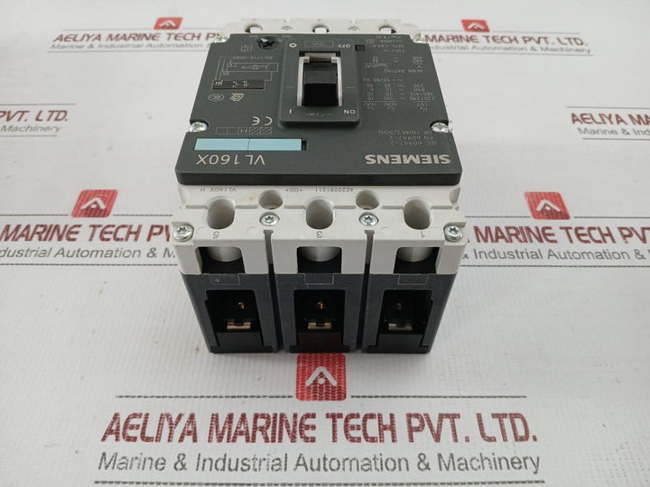 Molded-Circuit-Breaker-By-Siemens-3vl1710-2dd36-0aa0-Vl160x-50-60hz-415-Vac-100a-6