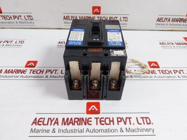 Molded Case Circuit Breaker Hbl-103 Hyundai Ac200-480V 100A