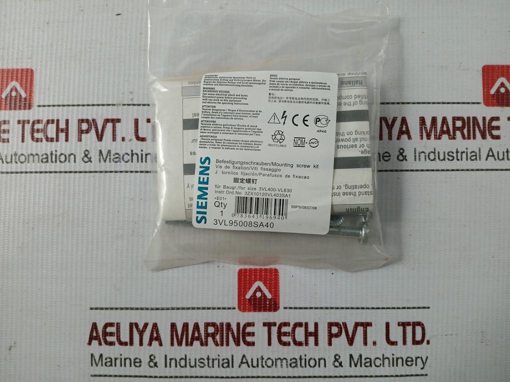 Molded Case Circuit Breaker 3Vl4731-2Dc36-0Ab1 Siemens 415V Ac 50/60Hz