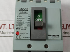 Molded Case Circuit Breaker 50/60Hz Ac 690V Hyundai Hibs 63