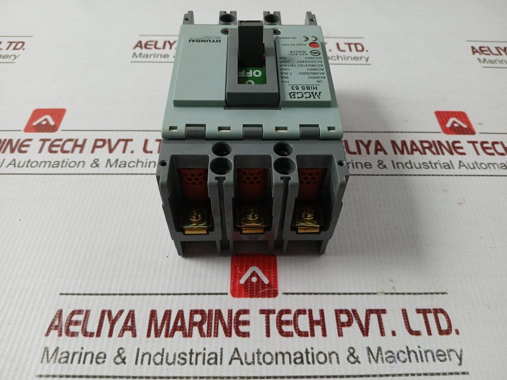 Molded Case Circuit Breaker 50/60Hz Ac 690V Hyundai Hibs 63