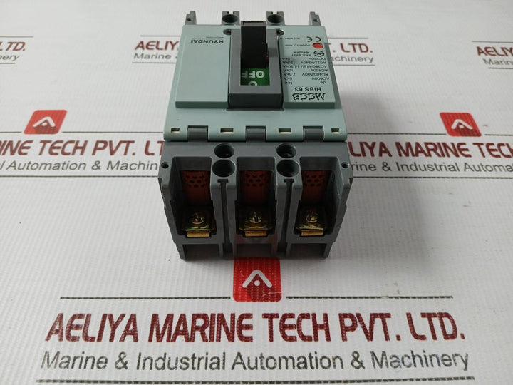 Molded Case Circuit Breaker 50/60Hz Ac 690V Hyundai Hibs 63