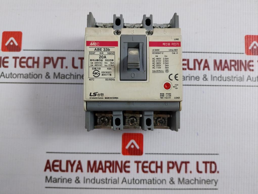 Molded Case Circuit Breaker Abe 33B Ls