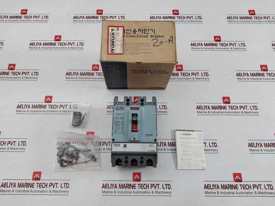Molded Case Circuit Breaker Ac200-230V 50/60Hz Hyundai Hibx 103Nt