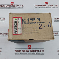 Molded Case Circuit Breaker Ac200-230V 50/60Hz Hyundai Hibx 103Nt