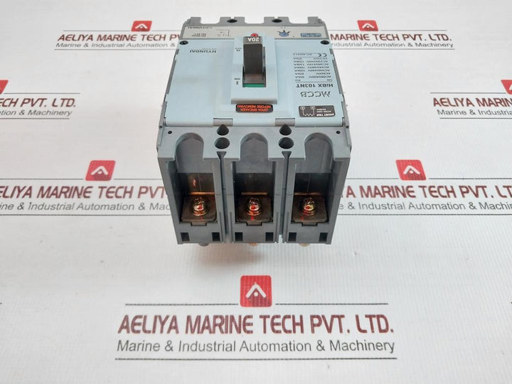 Molded Case Circuit Breaker Ac200-230V 50/60Hz Hyundai Hibx 103Nt