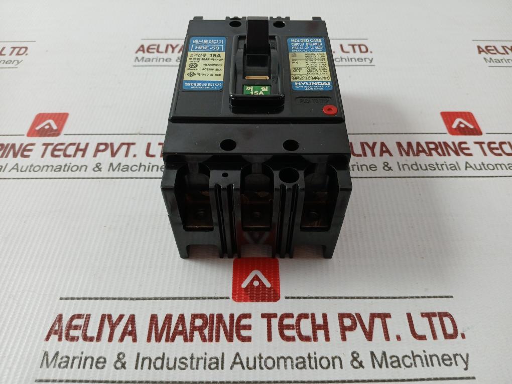 Molded Case Circuit Breaker Hbe-53 Hyundai 660V
