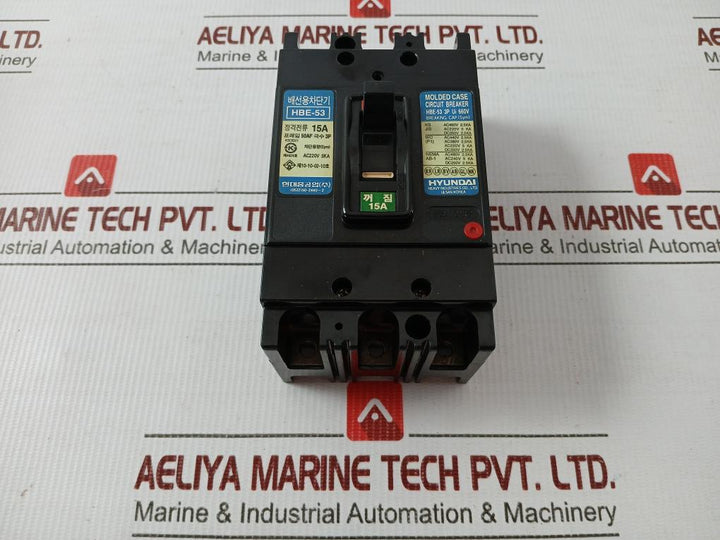 Molded Case Circuit Breaker Hbe-53 Hyundai 660V
