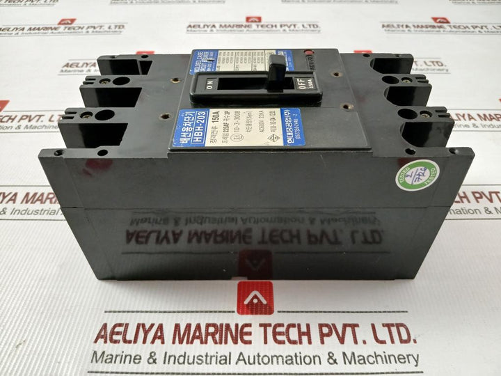 Molded Case Circuit Breaker Hbh-203 Hyundai 150A