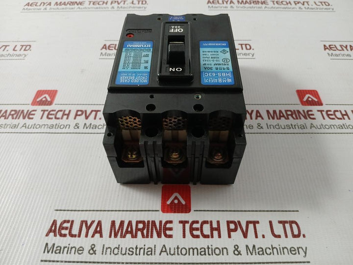 Molded Case Circuit Breaker Hbs-63C Hyundai 660V