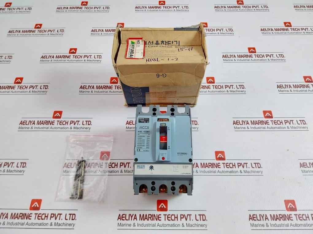 Molded Case Circuit Breaker Hibl 103Nt Hyundai Ac200-230V 50/60Hz