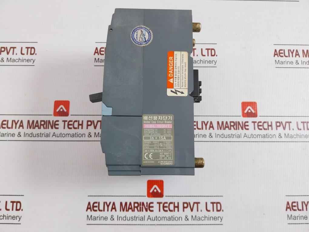 Molded Case Circuit Breaker Hibl 103Nt Hyundai Ac200-230V 50/60Hz