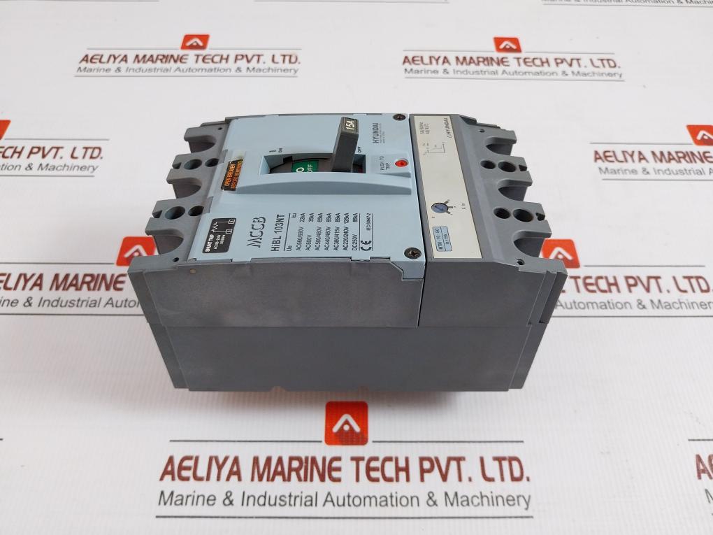 Molded Case Circuit Breaker Hibl 103Nt Hyundai Ac200-230V 50/60Hz