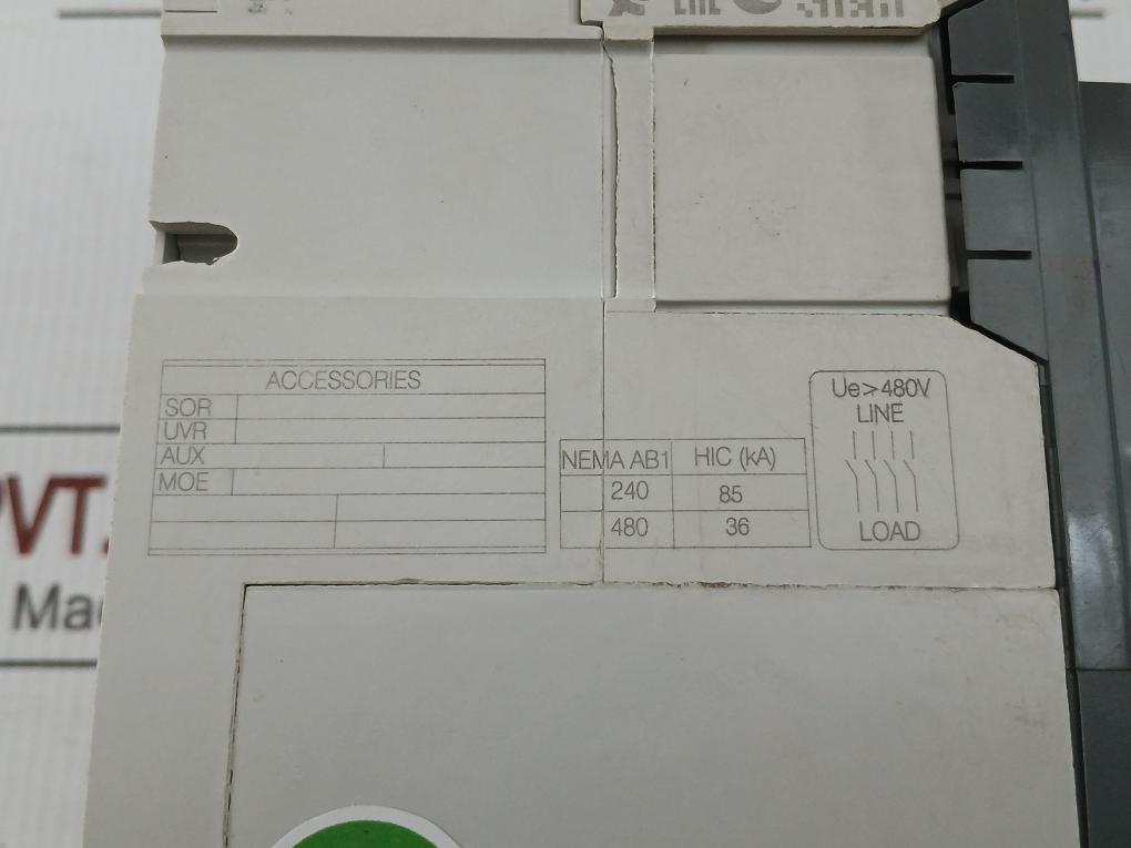 Molded Case Circuit Breakers 1Sda067802R1 Abb 50-60Hz