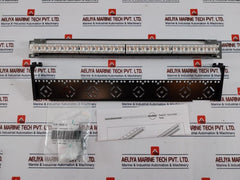 Molex Pid-00141-i 1U 24-port Cat 6 Patch Panel With Cable Management 568A/B
