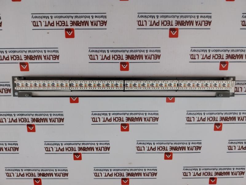 Molex Pid-00141-i 1u 24-port Cat 6 Patch Panel With Cable Management 568a/b
