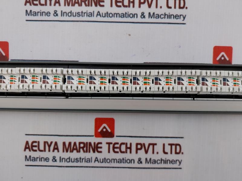 Molex Pid-00141-i 1u 24-port Cat 6 Patch Panel With Cable Management 568a/b