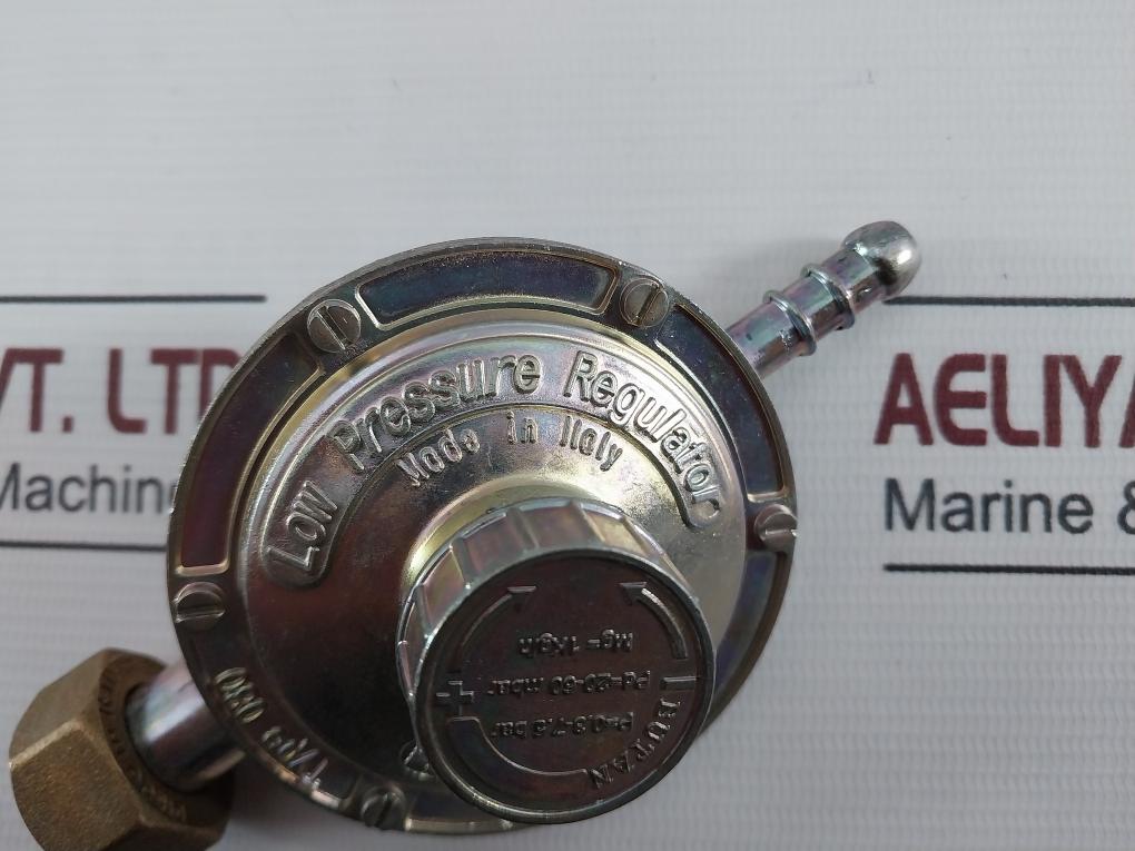 Mondial 080 Low Pressure Regulator 0.3-7.5 Bar, 20-60 Mbar, 1Kg/H