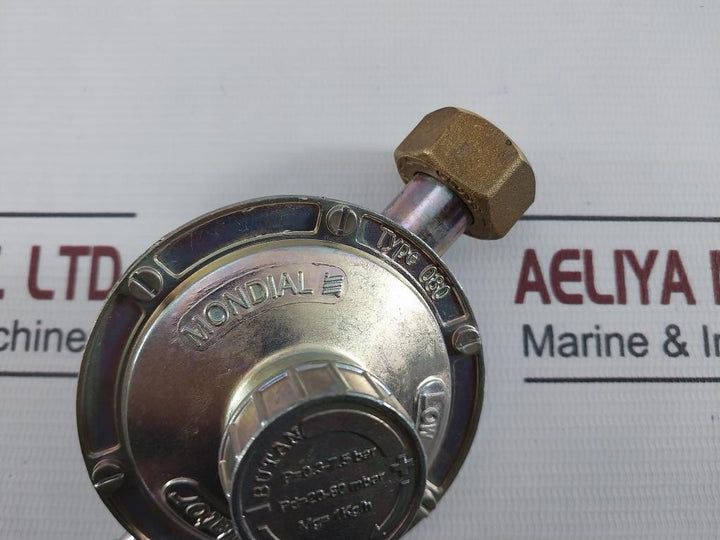 Mondial 080 Low Pressure Regulator 0.3-7.5 Bar, 20-60 Mbar, 1Kg/H