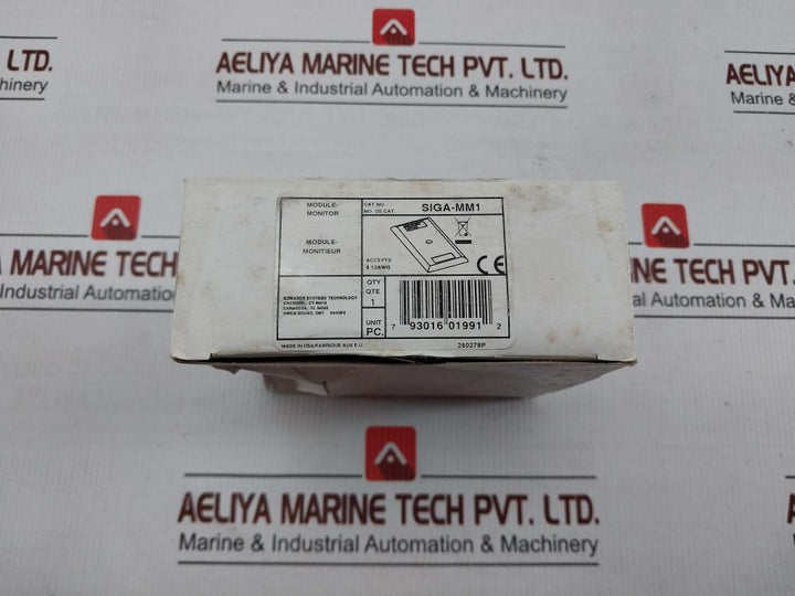 Monitor Alarm Module Siga-mm1 Edwards Systems Technology