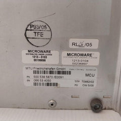Monitoring And Control Unit 500 538 5870/E0091 Mtu Elektronik