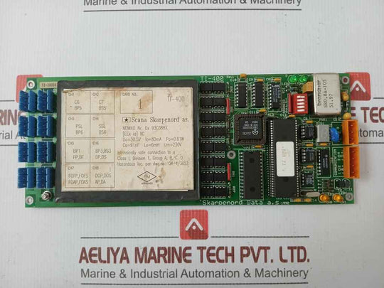 Monitoring Control Module Pcb Ti-400 Scana Skarpenord Output 30.5V