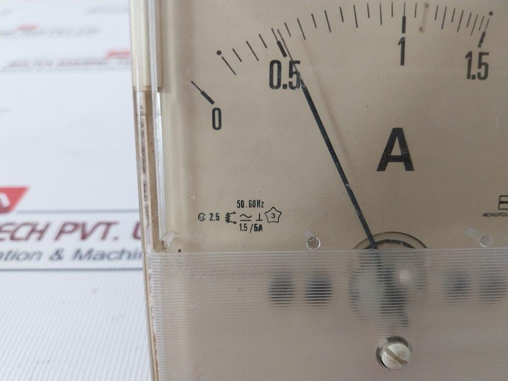Monopole Instrument 0-1.5/4.5A Ammeter 50-60Hz 1.5/5A