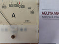 Monopole Instrument 0-2500/7500 A Ammeter 50.60 Hz 2500/1A