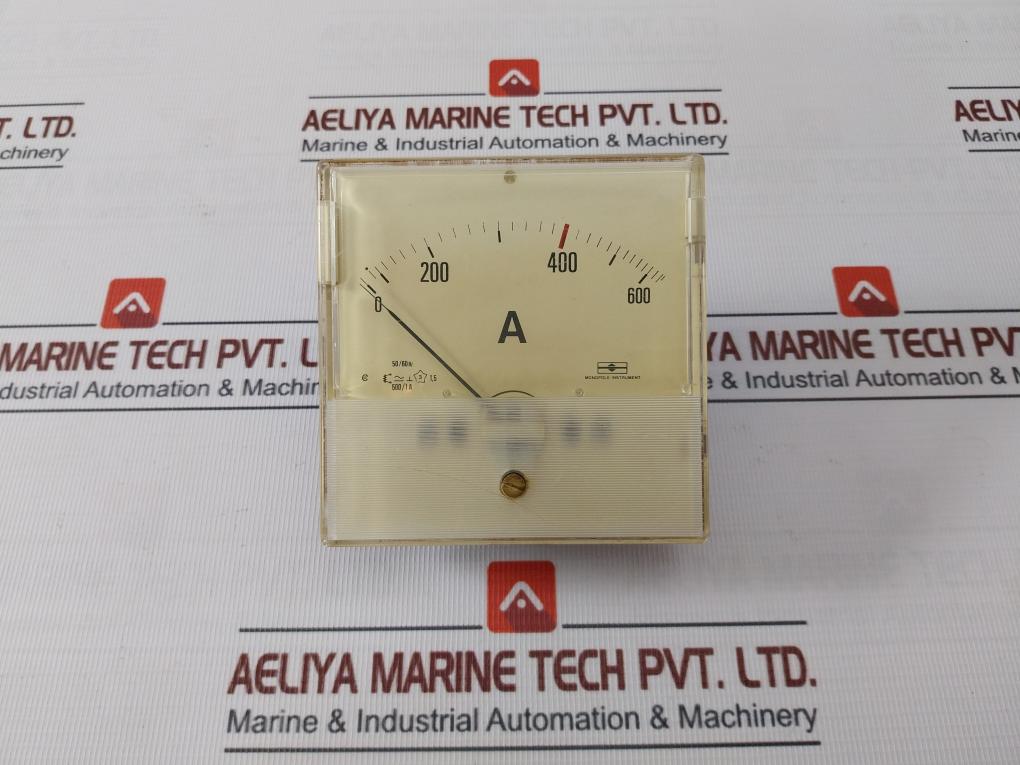 Monopole Instrument 0-600A Ammeter 50/60Hz 500/1A