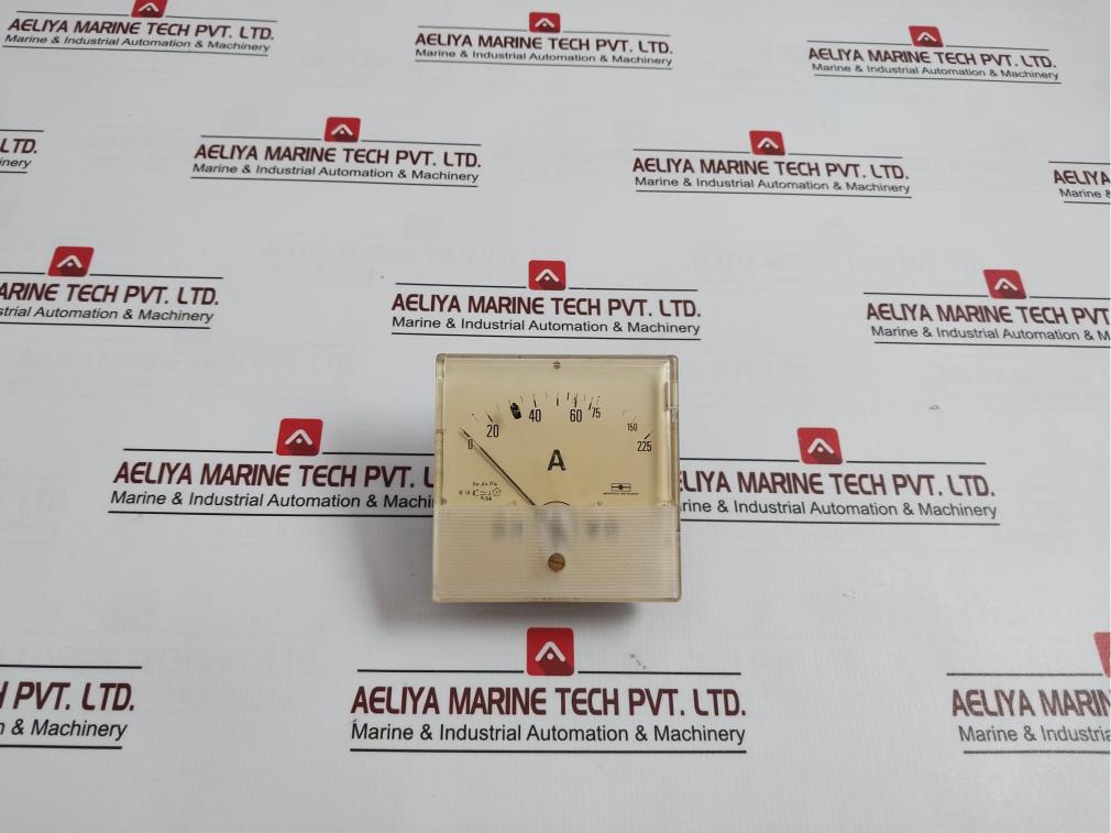 Monopole Instrument 75/5A Analog Panel Ammeter 0-75/225A 50-60Hz 1.5
