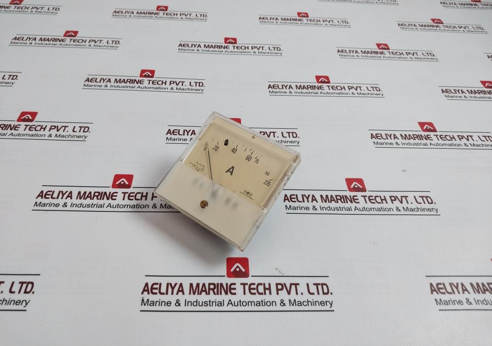 Monopole Instrument 75/5A Analog Panel Ammeter 0-75/225A 50-60Hz 1.5