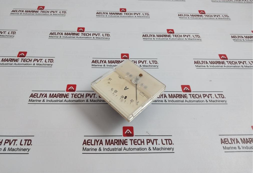 Monopole Instrument 75/5A Analog Panel Ammeter 0-75/225A 50-60Hz 1.5