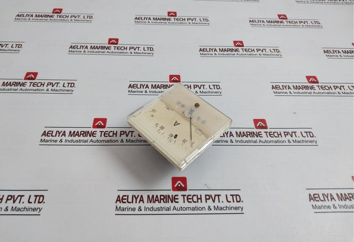 Monopole Instrument 75/5A Analog Panel Ammeter 0-75/225A 50-60Hz 1.5