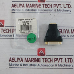 Monoprice 2081 Hdmi Female To Dvi-d Single Link Female Adapter