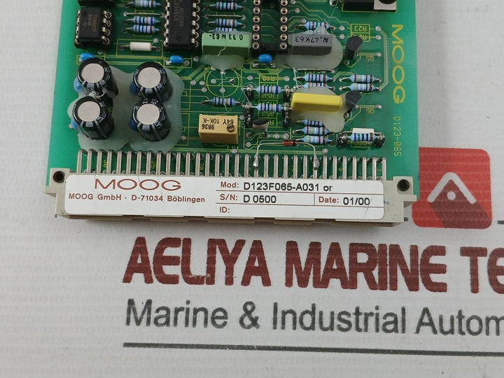 Moog D123F065-a031 Circuit Board Pcb 10021950