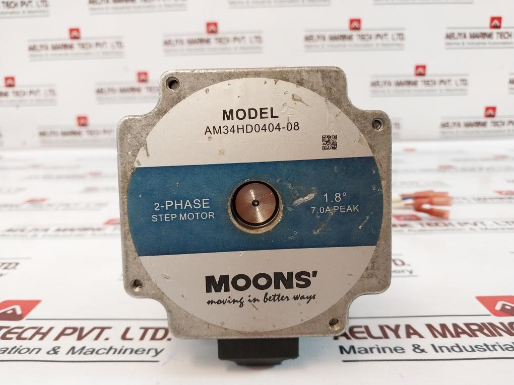 Moons Am34Hd0404-08 2 Phase Hybrid Stepper Motor 1.8° 7.0A Peak
