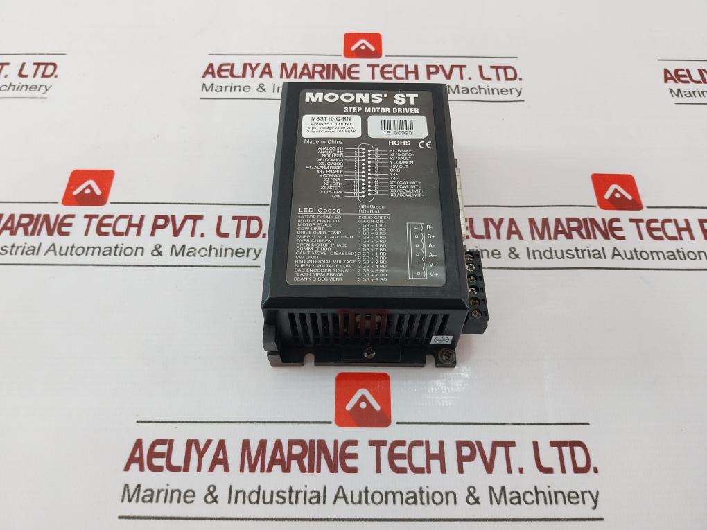 Moons’ Msst10-q-rn Mingzhi Stepper Motor Driver 10A Peak 16100990