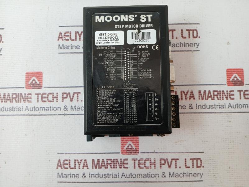 Moons' St Msst10-q-re Step Motor Driver 469635100062 24-70 Vdc