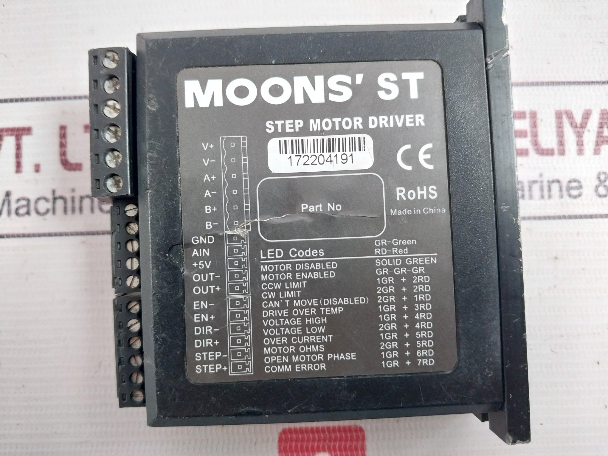 Moons’st Step Motor Driver 172204191