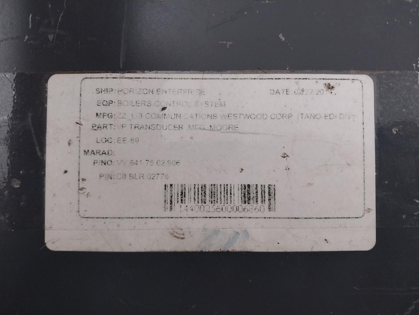 Moore 77-16 I/P Transducer