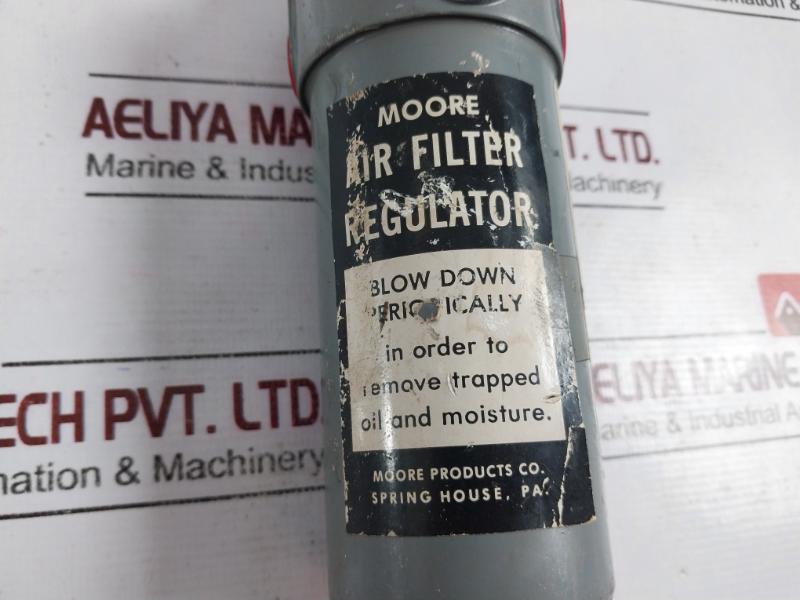 Moore 91f-60 Pneumatic Filter Regulator, Lv-7150-0001