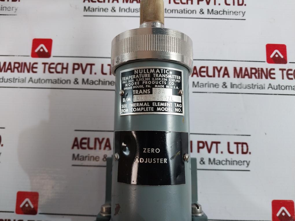 Moore Products 33A Nullmatic Thermometer Temperature Transmitter