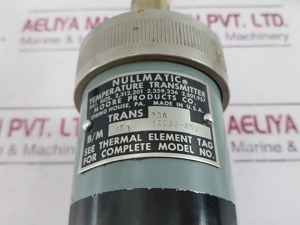 Moore M1 14033-as5 Temperature Transmitter Nullmatic 33A