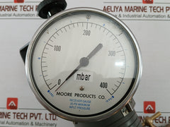 Model 55 Nullmatic Controller Receiver Gauge 3-15 Psi Mkp7525 Moore Products