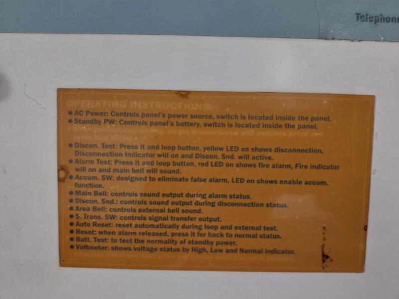 Morley Mid 950209 Fire Alarm Control Panel Ver 2B 01, 503A