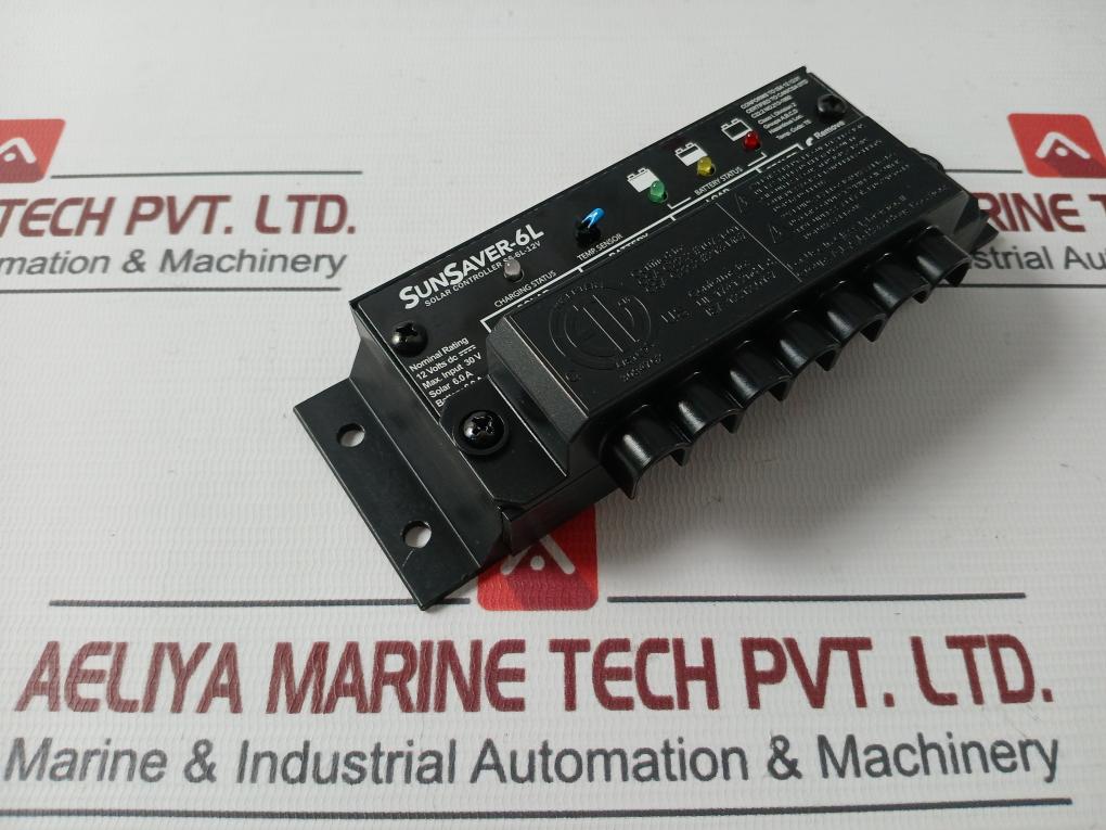 Morningstar Ss-6L-12V Sunsaver Solar Charge Controller 12Vdc 30V 6.0A