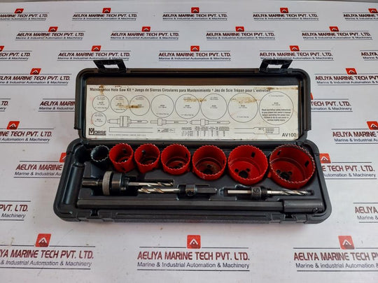 Morse Av100 Maintenance Hole Saw Kit General Purpose For Plumbing