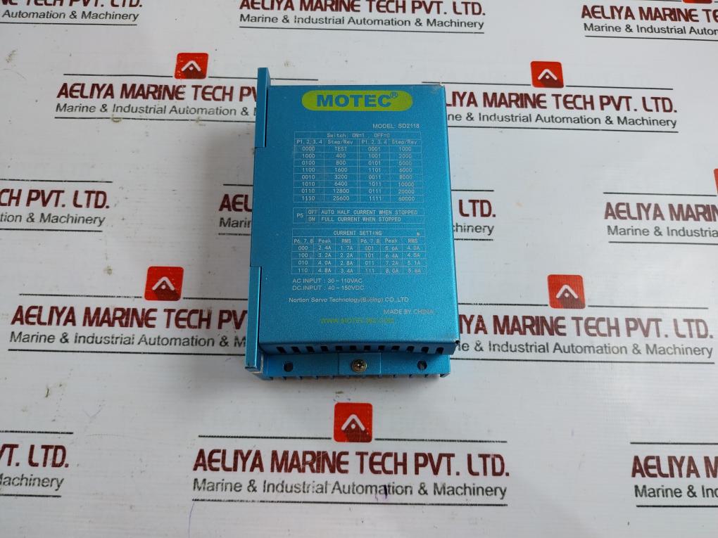 Motec Sd2118 Stepper Motor Driver 110Vac