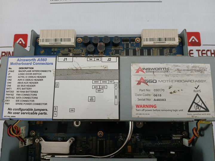 Motherboard Front Panel & Connector Assembly A560 Ainsworth Dc12V 0.89W